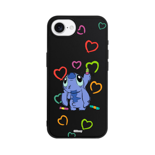Apple iPhone 16e Base Case Stitch Draws a Heart Transparent