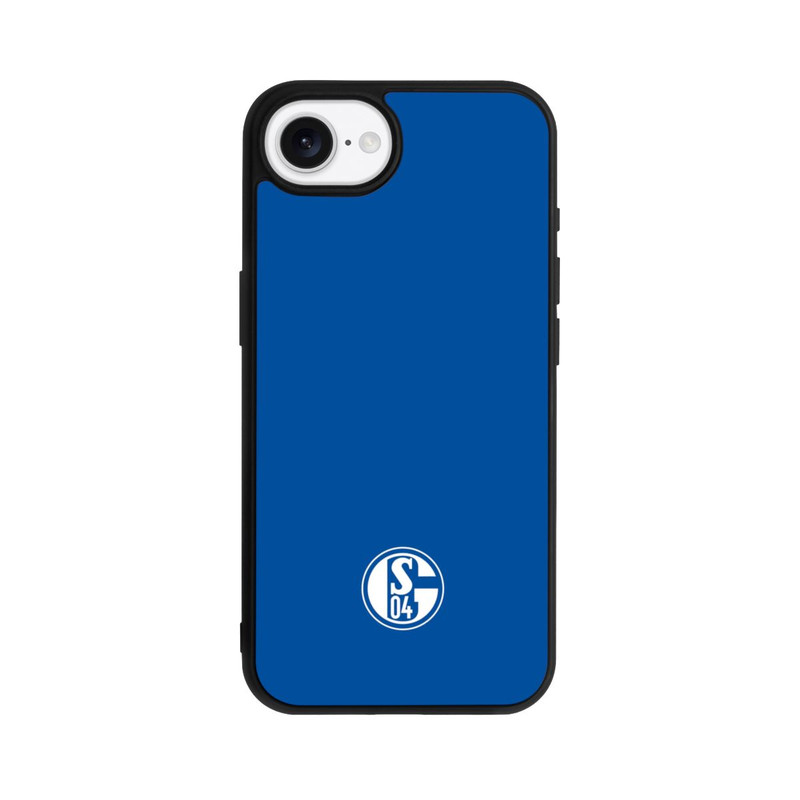 iPhone 16e Base Case FC Schalke 04 Logo Blau