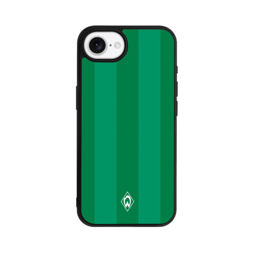 Apple iPhone 16e Base Case Werder Bremen Grün gestreift