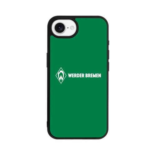 Apple iPhone 16e Base Case Werder Bremen Schriftzug Raute Grün