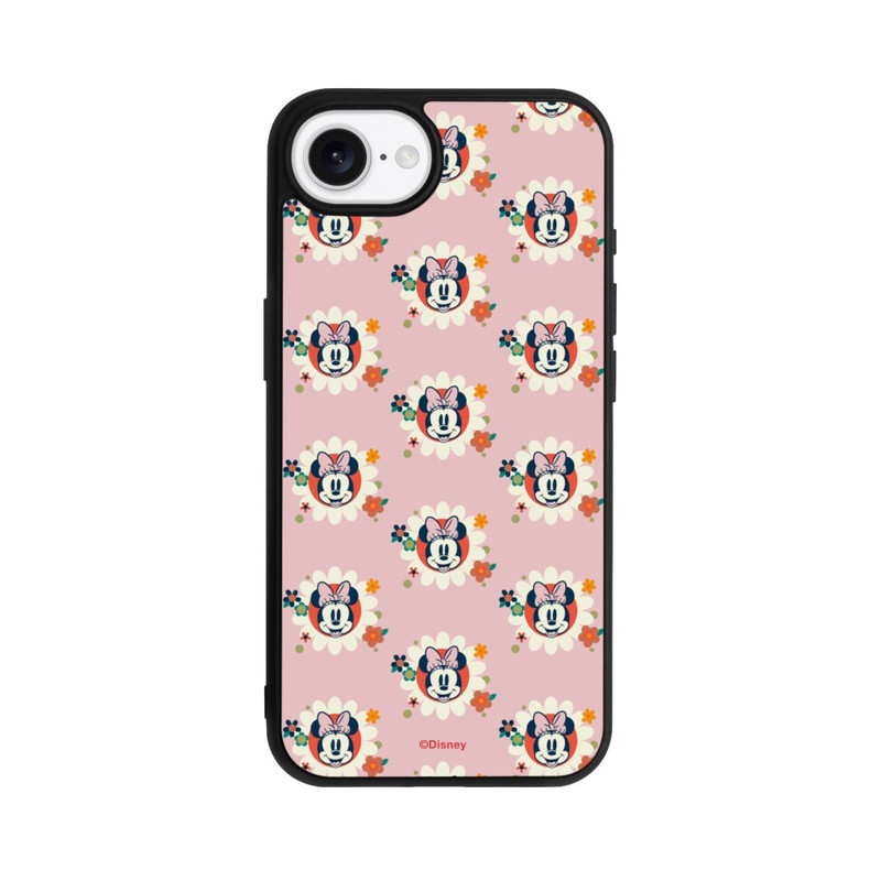 iPhone 16e Base Case Minnie's Magic Flowers Retro Pattern