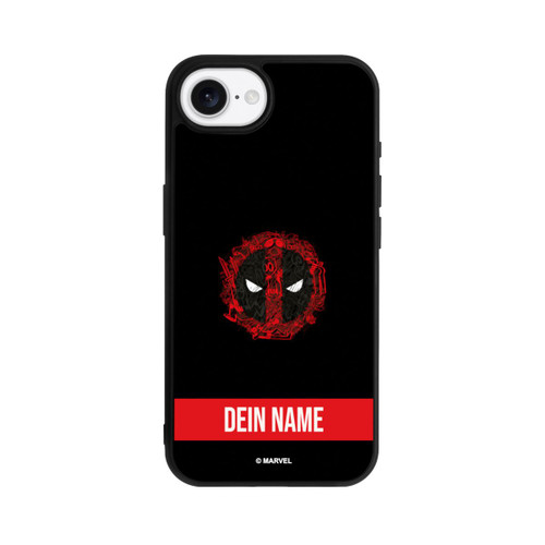 Apple iPhone 16e Base Case Deadpool Logo Personalisierbar