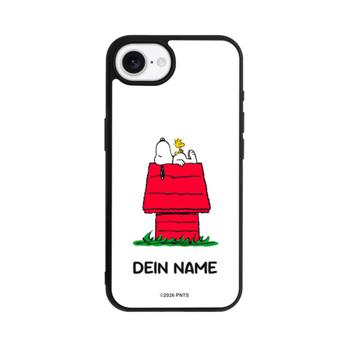 Apple iPhone 16e Base Case Snoopy and Woodstock Classic Personalisierbar