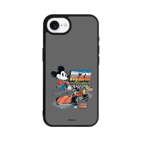 Apple iPhone 16e Base Case Micky Maus Rennfahrer Auto M28