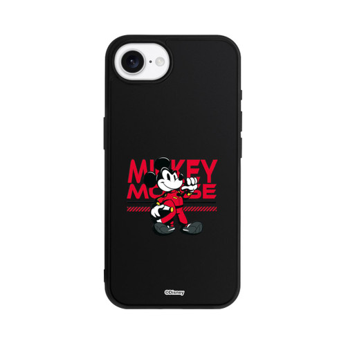 Apple iPhone 16e Base Case Micky Maus Rennfahrer Transparent
