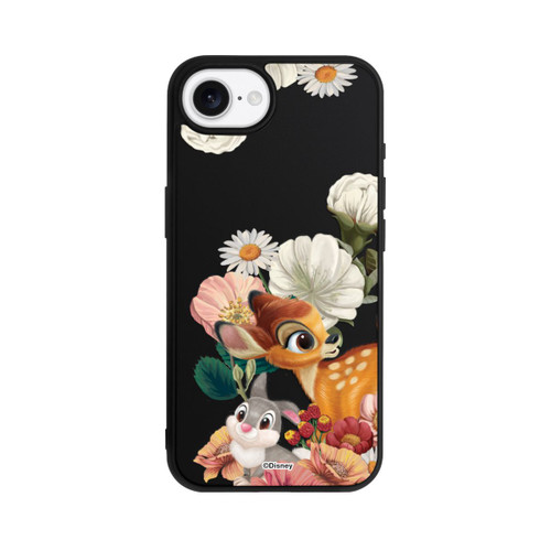 Apple iPhone 16e Base Case Bambi und Klopfer Blumen Transparent