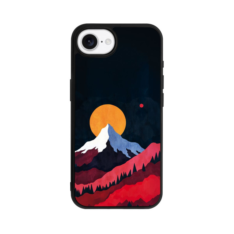 iPhone 16e Base Case Mont Blanc Abstrakt