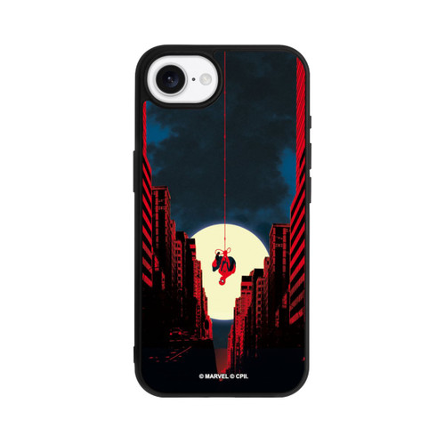 Apple iPhone 16e Base Case Spider-Man Marvel between Skyscrapers