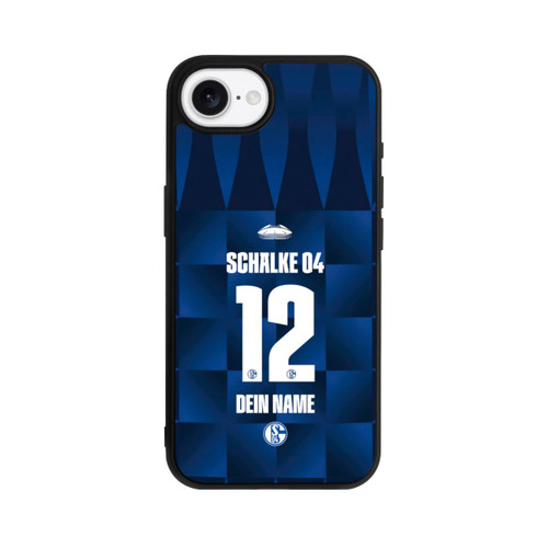 Apple iPhone 16e Base Case Schalke 04 Trikot Personalisierbar 26-27