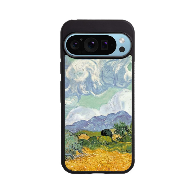 Pixel 9 Pro XL Base Case Weizenfeld mit Zypressen