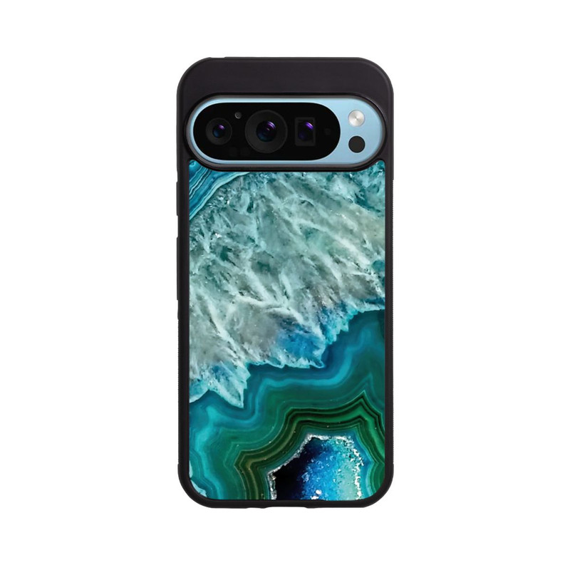 Pixel 9 Pro XL Base Case Kristall Achat Grün