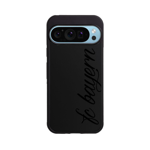 Google Pixel 9 Pro XL Base Case Schwarzes FCB Girlmotiv - ohne Hintergrund
