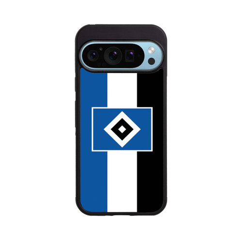 Google Pixel 9 Pro XL Base Case HSV Streifen - Blau-Weiß-Schwarz