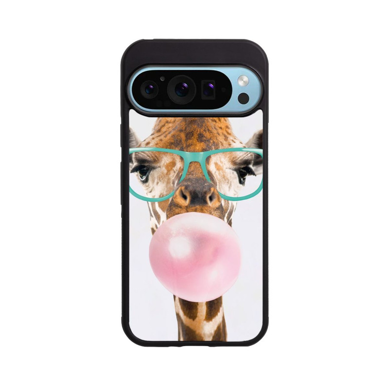 Pixel 9 Pro XL Base Case Giraffe mit Kaugummi