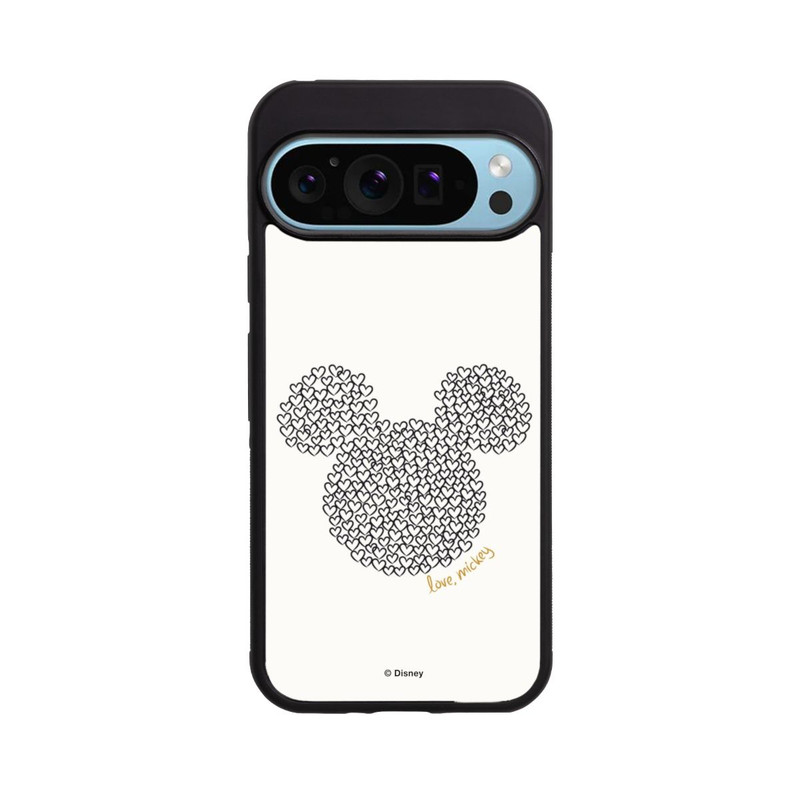 Pixel 9 Pro XL Base Case Micky Black and White