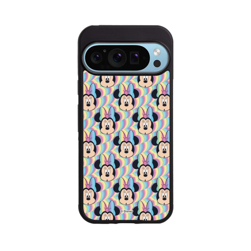 Pixel 9 Pro XL Base Case Minnie Rainbow Faces