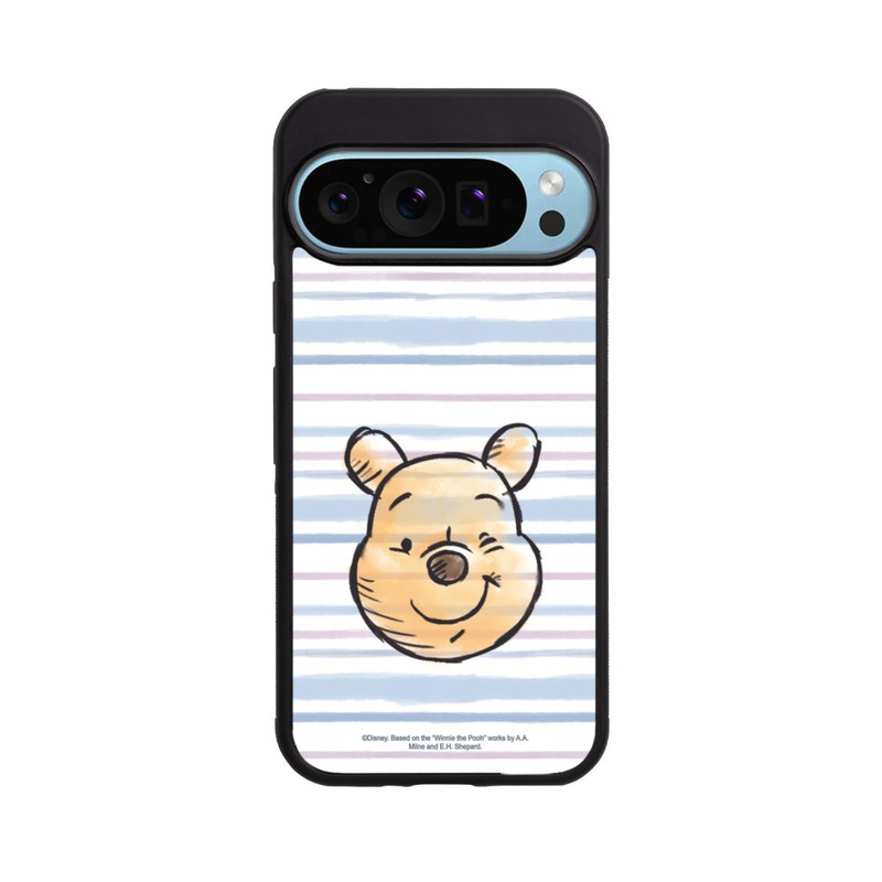 Pixel 9 Pro XL Base Case Winnie Puuh auf Streifen
