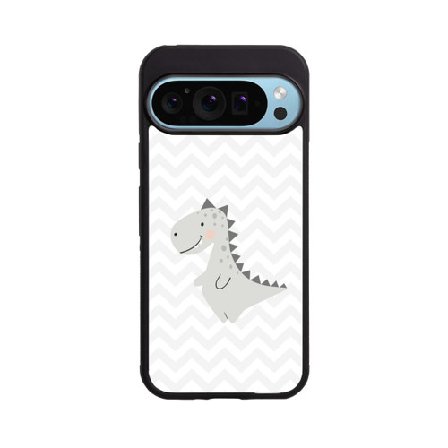 Google Pixel 9 Pro XL Base Case Grauer Dino