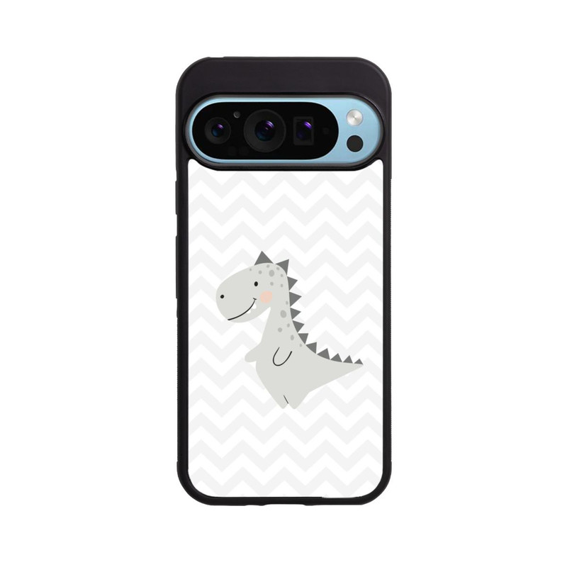 Pixel 9 Pro XL Base Case Grauer Dino