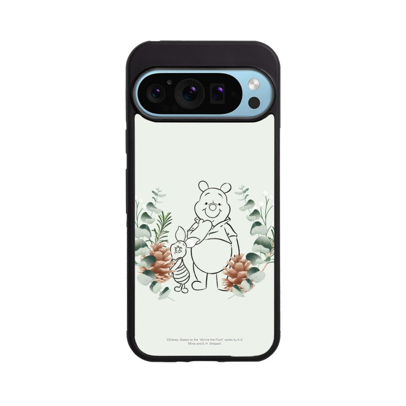 Pixel 9 Pro XL Base Case Grüne Liebe Puuh und Ferkel