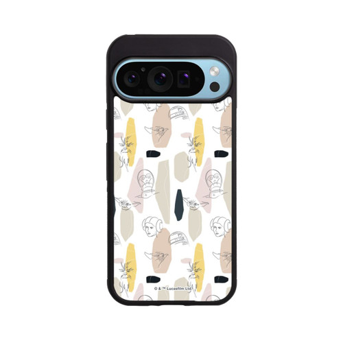 Google Pixel 9 Pro XL Base Case Helle Seite Line Art