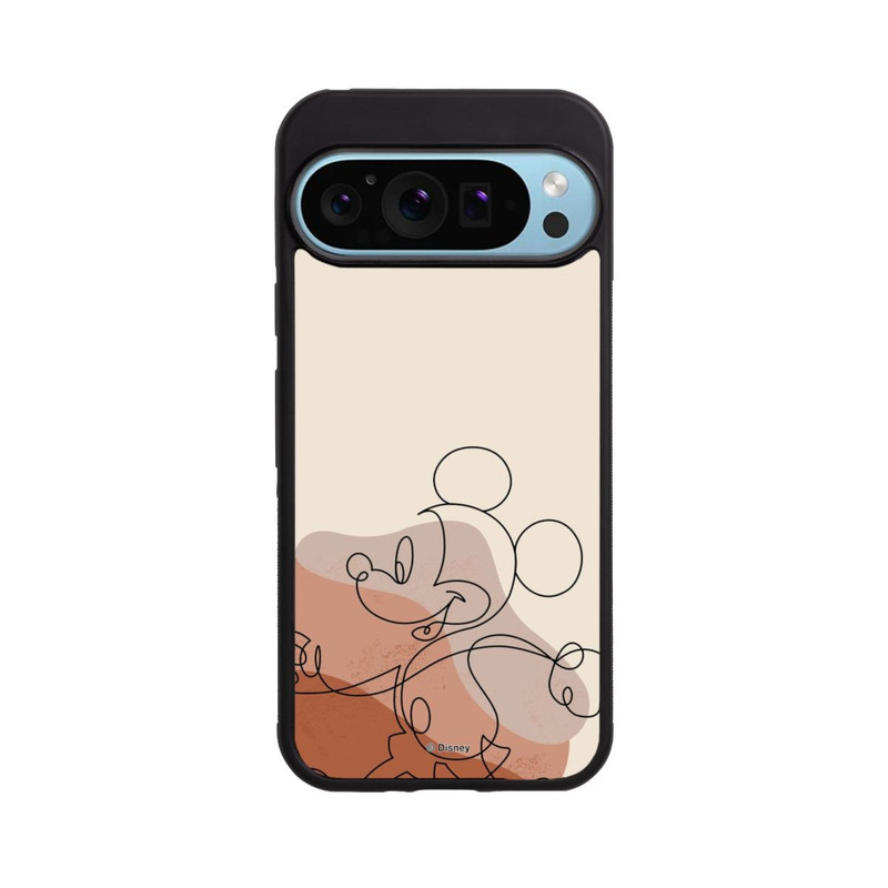 Pixel 9 Pro XL Base Case Micky Abstract Lineart