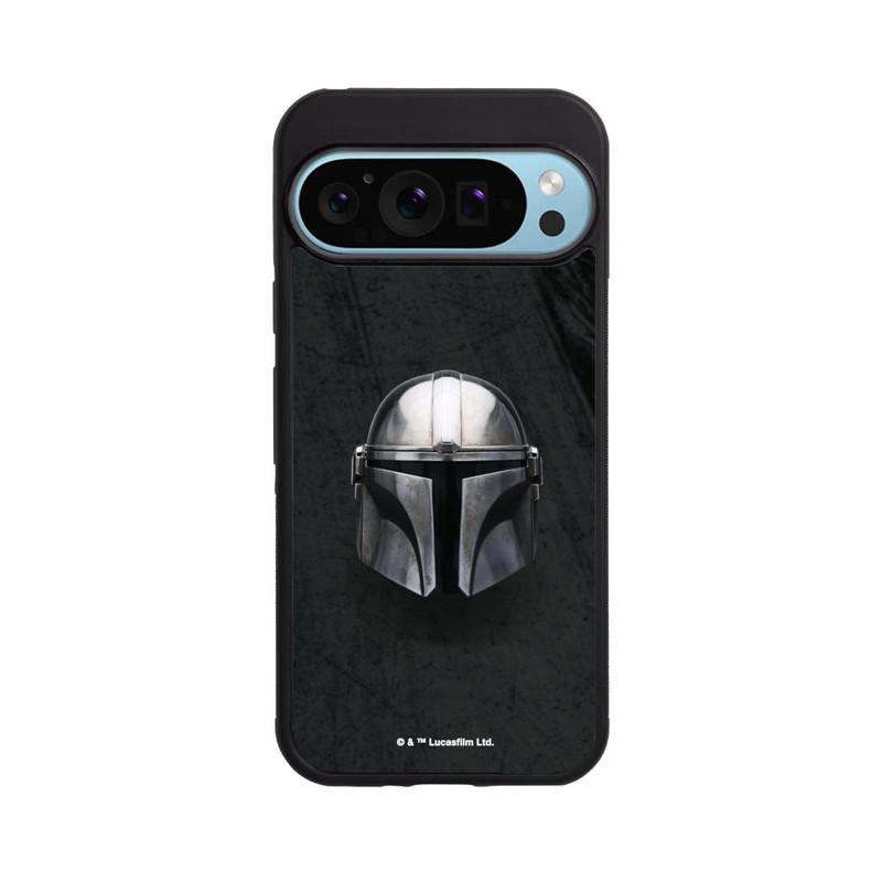 Pixel 9 Pro XL Base Case Schwarzer Mandalorianer Helm