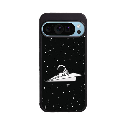Google Pixel 9 Pro XL Base Case Astronaut Paper Plane Comic