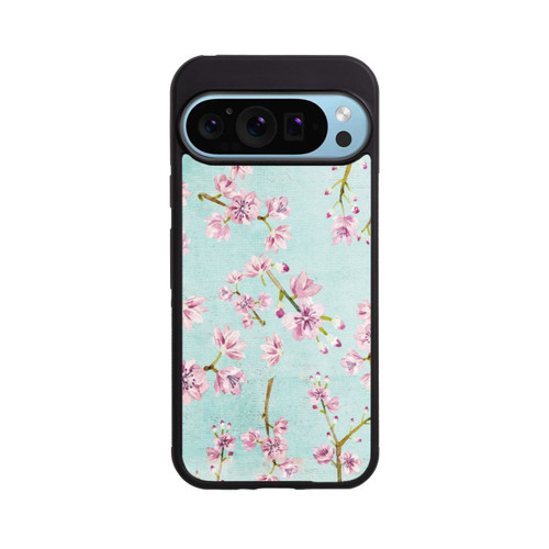 Google Pixel 9 Pro XL Base Case Kirschblütenzweigmuster Hellblau
