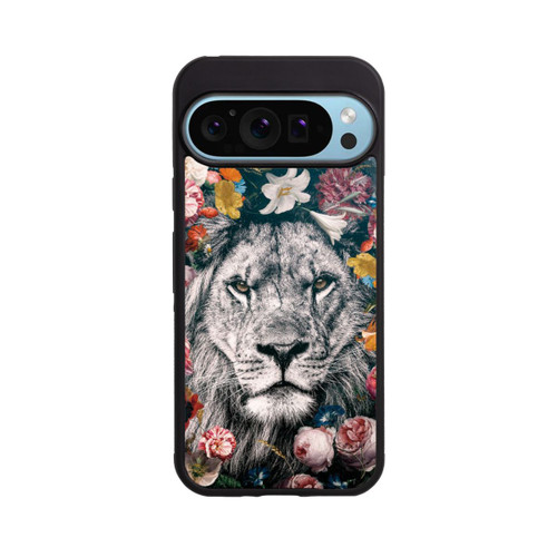 Google Pixel 9 Pro XL Base Case Lion Flowers