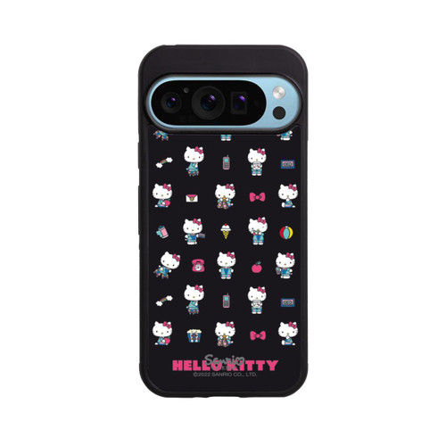 Google Pixel 9 Pro XL Base Case Hello Kitty 90s Schwarz