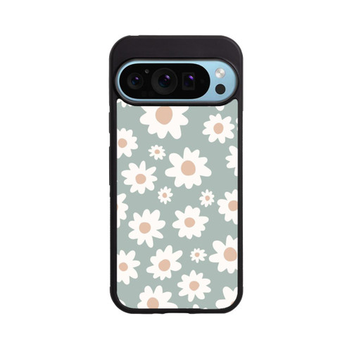 Google Pixel 9 Pro XL Base Case Gänseblümchen Muster grün