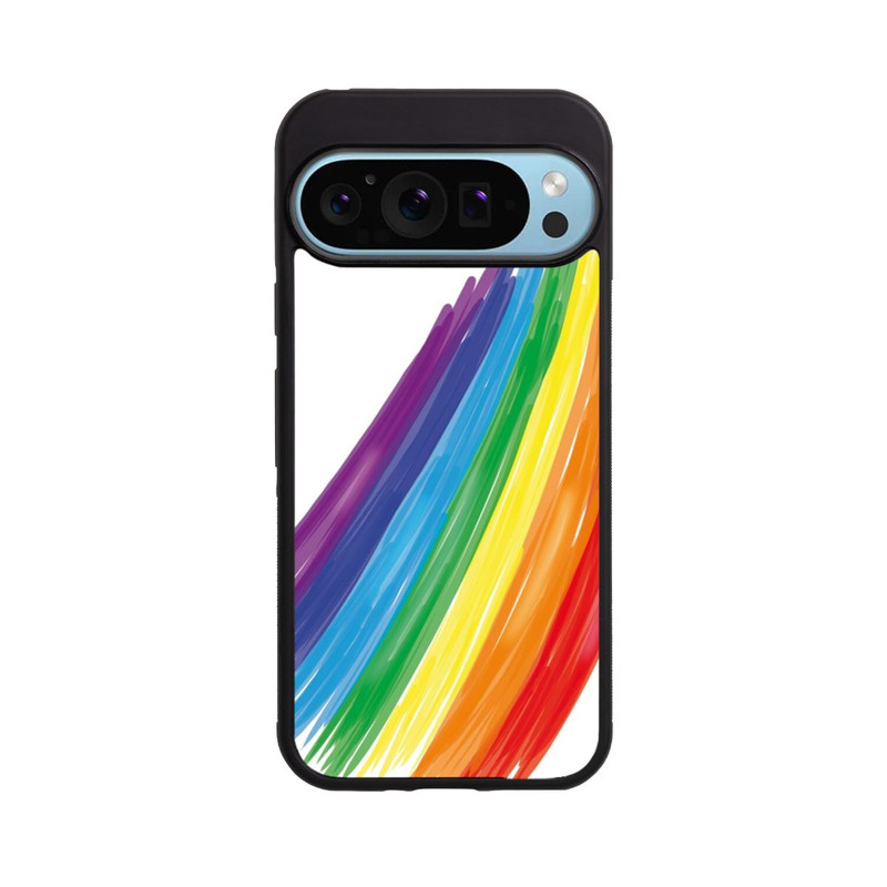 Pixel 9 Pro XL Base Case Rainbow Paint Brush