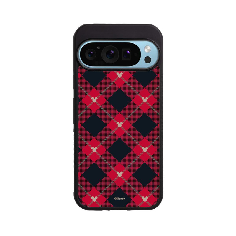 Pixel 9 Pro XL Base Case Mickey Weihnachtsmuster Rot