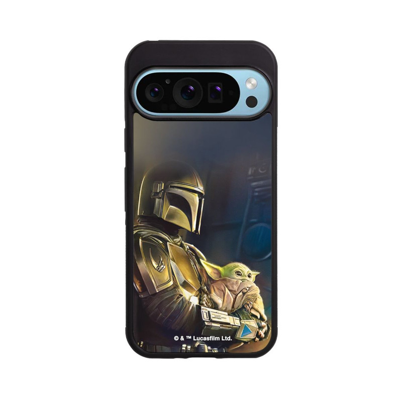 Pixel 9 Pro XL Base Case Mandalorianer und Grogu im Schiff