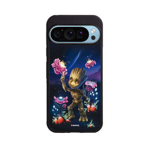 Google Pixel 9 Pro XL Base Case Baby Groot Blumen