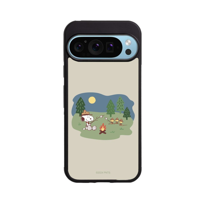 Pixel 9 Pro XL Base Case Snoopy Lagerfeuer