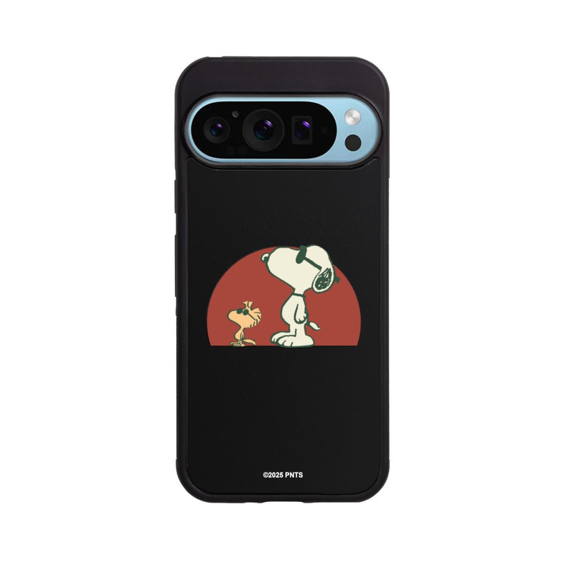 Pixel 9 Pro XL Base Case Snoopy Woodstock Far Out transparent