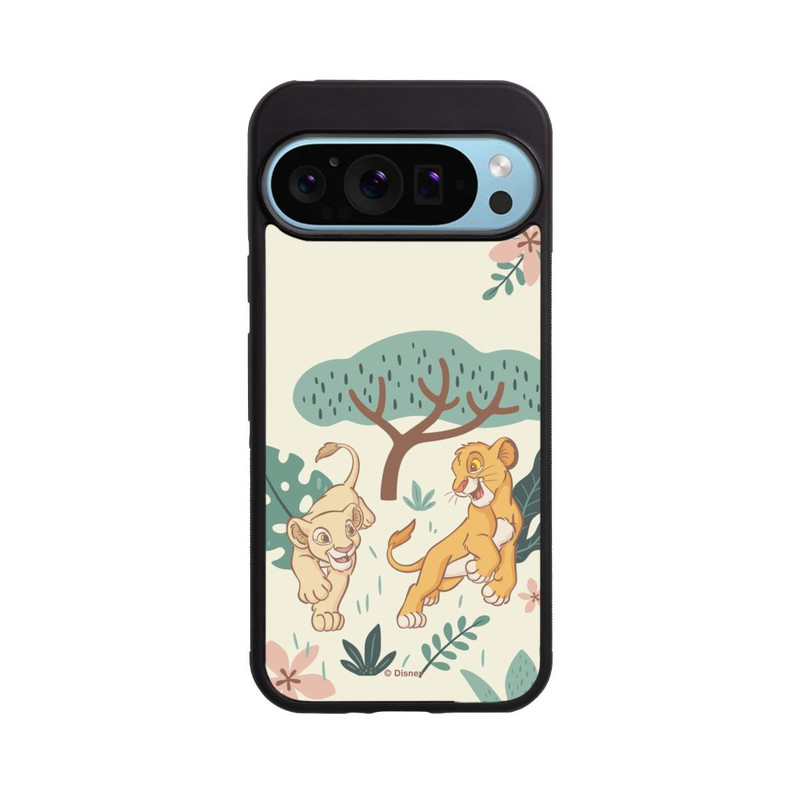 Pixel 9 Pro XL Base Case Simba und Nala Floral