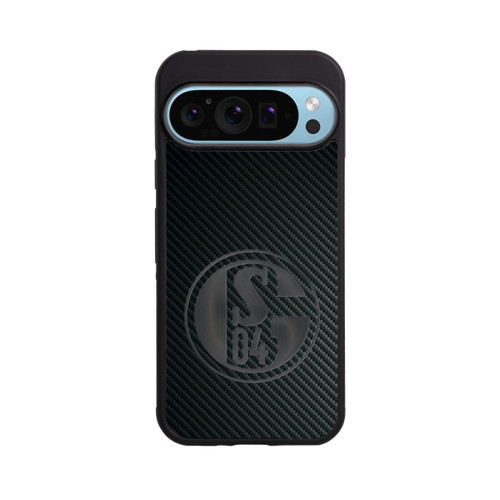 Google Pixel 9 Pro XL Base Case Schalke 04 Carbon Look