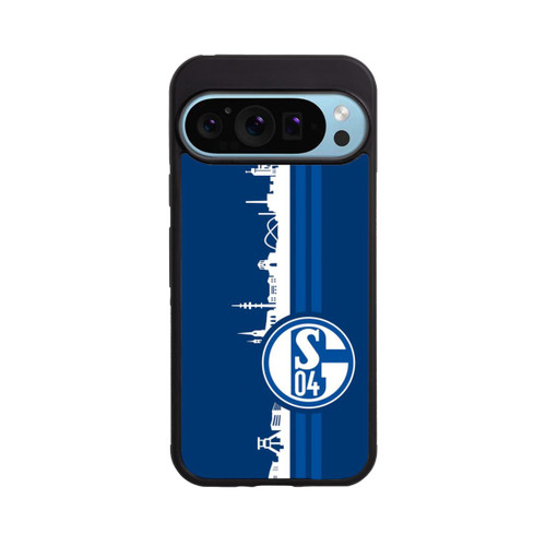 Google Pixel 9 Pro XL Base Case Schalke 04 Skyline Blau