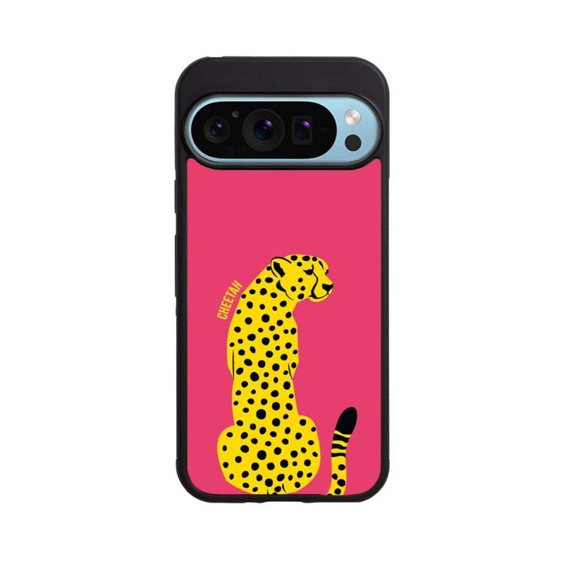 Pixel 9 Pro XL Base Case Colourful Yellow Cat