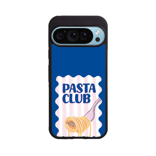Google Pixel 9 Pro XL Base Case Pasta Club in Blue and Pink