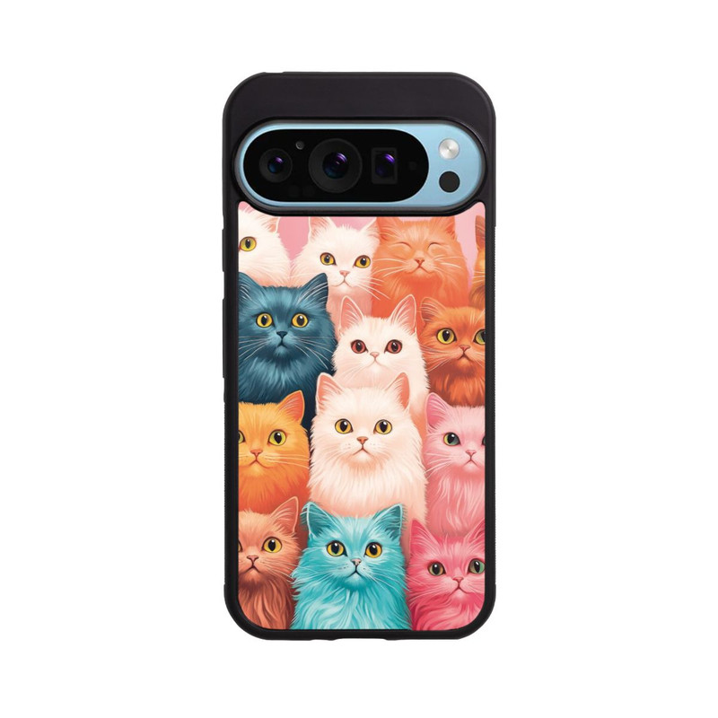 Pixel 9 Pro XL Base Case Cats Looking