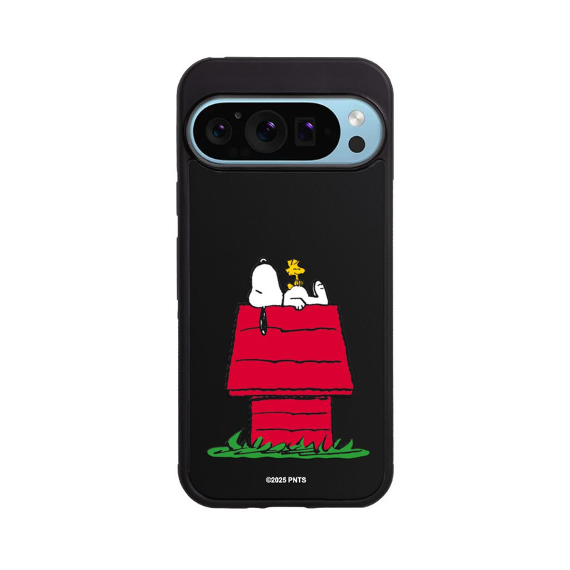 Pixel 9 Pro XL Base Case Snoopy and Woodstock Classic transparent