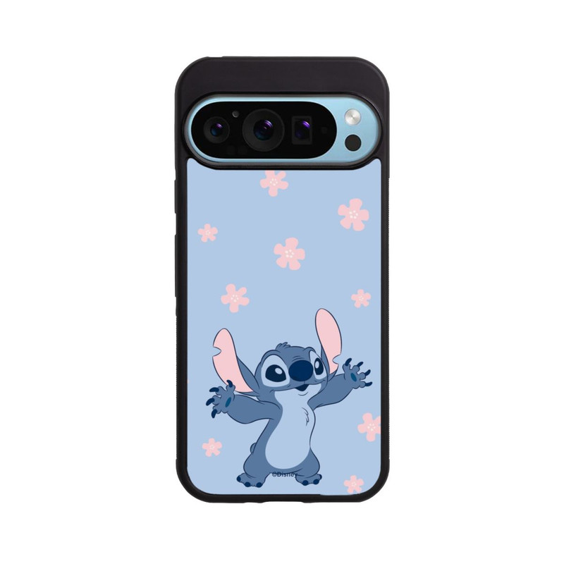 Pixel 9 Pro XL Base Case Stitch Pastel Flowers Blue
