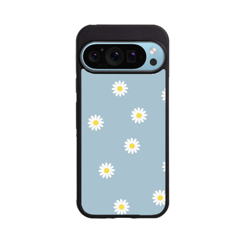 Google Pixel 9 Pro XL Base Case Gänseblümchen Muster Blau
