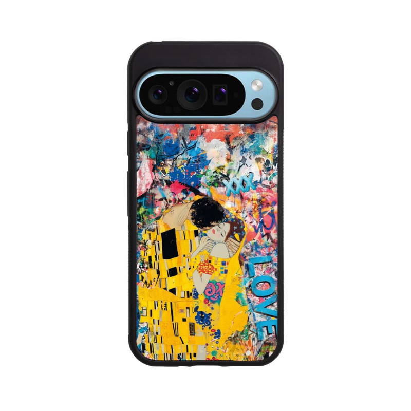 Pixel 9 Pro XL Base Case Graffiti Kiss