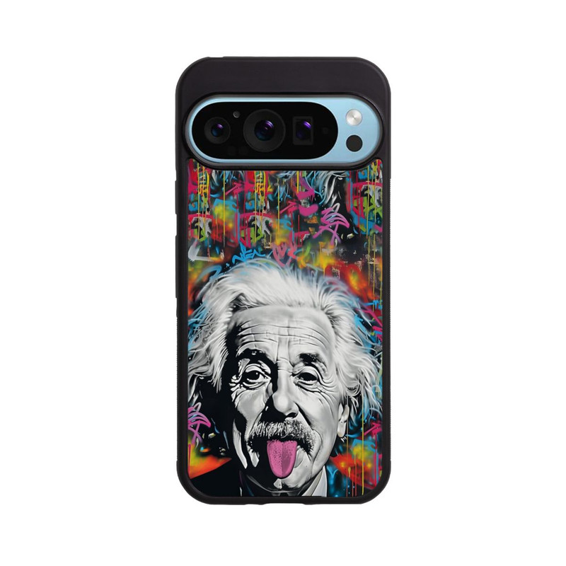 Pixel 9 Pro XL Base Case Physiker Bunte Zunge Raus