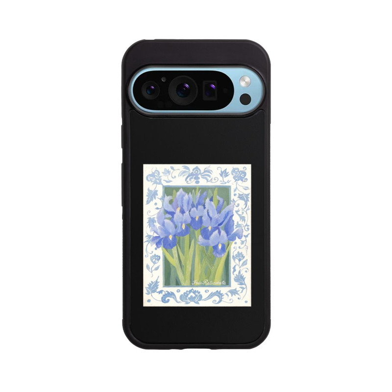 Pixel 9 Pro XL Base Case Blue Iris, by Jennifer Abbott